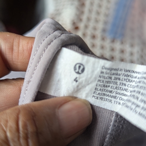 Lululemon Ya  Purple Sports Bra - Picture 3 of 3